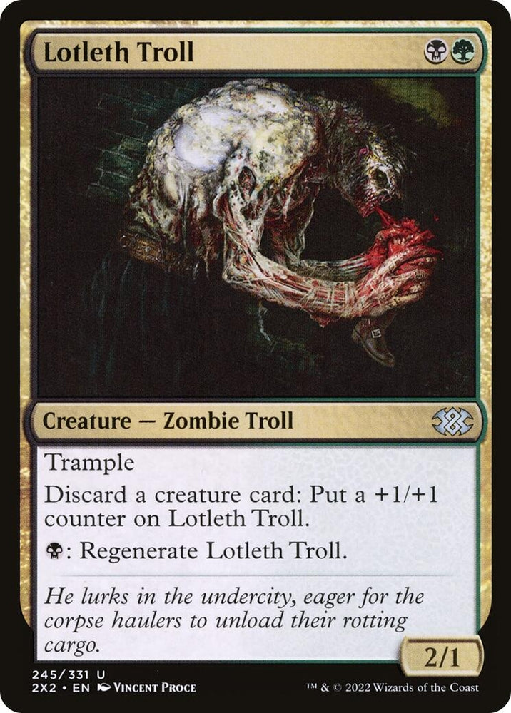 Image for Lotleth Troll (245) [Double Masters 2022]