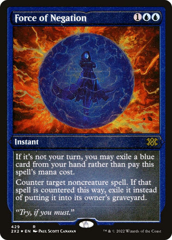 Image for Force of Negation (Foil Etched) (429) [Double Masters 2022]