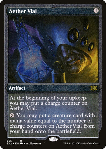 Image for Aether Vial (Foil Etched) (555) [Double Masters 2022]
