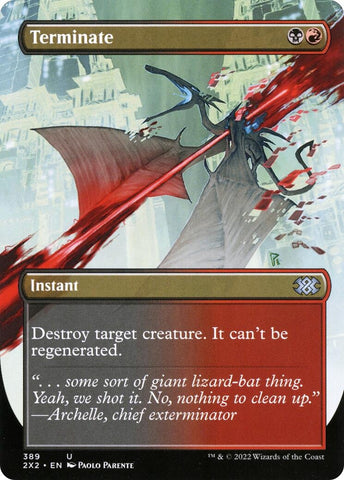 Image for Terminate (Borderless) (389) [Double Masters 2022]