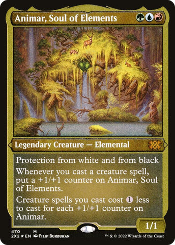 Image for Animar, Soul of Elements (Foil Etched) (470) [Double Masters 2022]