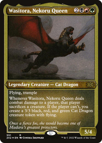 Image for Wasitora, Nekoru Queen (Foil Etched) (551) [Double Masters 2022]