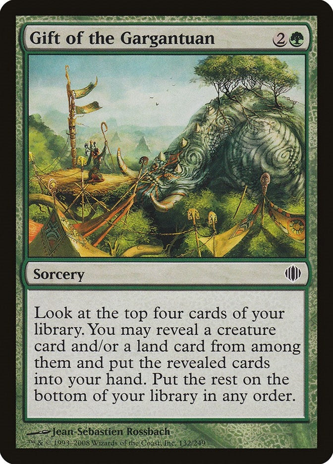 Image for Gift of the Gargantuan (132) [Shards of Alara]