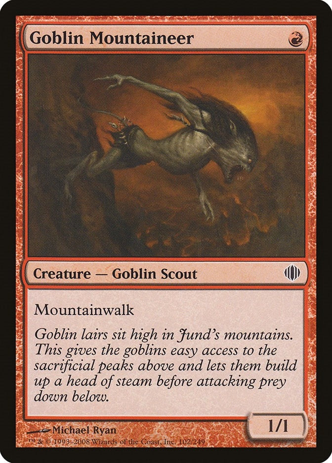 Image for Goblin Mountaineer (102) [Shards of Alara]