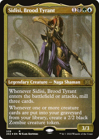 Image for Sidisi, Brood Tyrant (Foil Etched) (539) [Double Masters 2022]