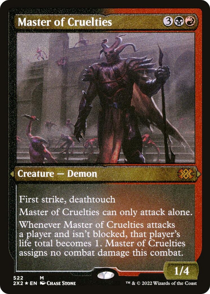 Image for Master of Cruelties (Foil Etched) (522) [Double Masters 2022]