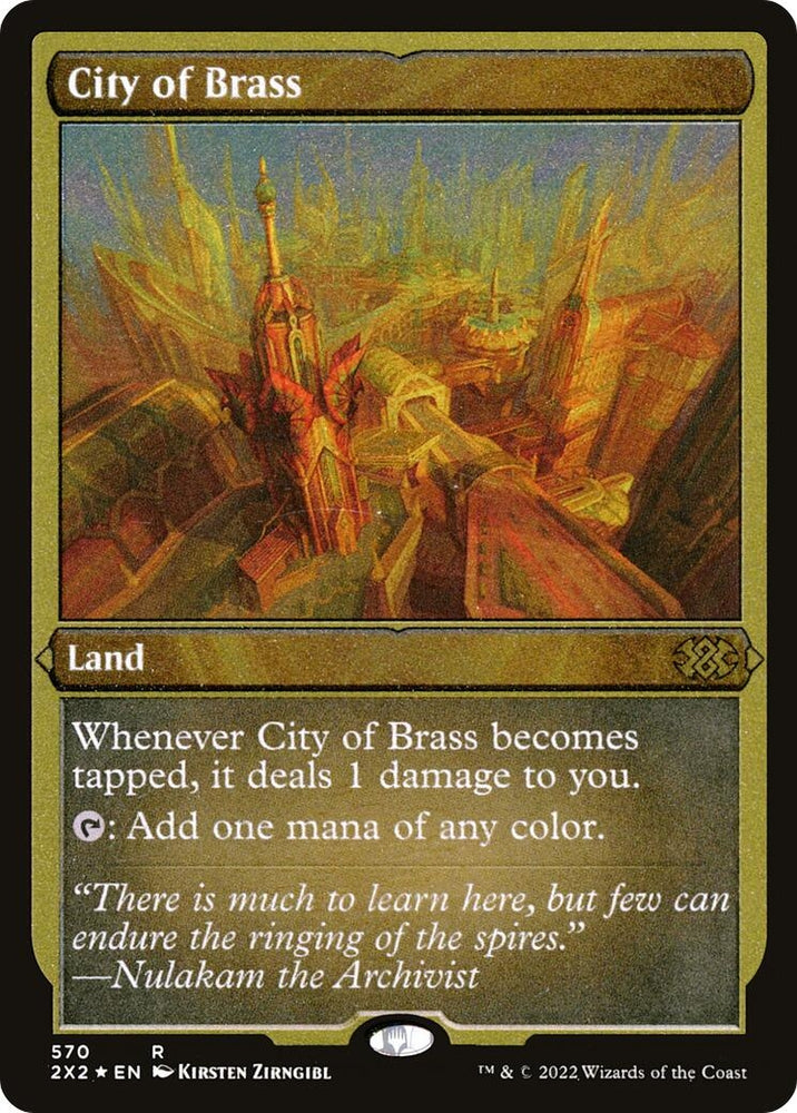 Image for City of Brass (Foil Etched) (570) [Double Masters 2022]