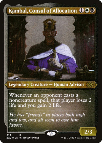 Image for Kambal, Consul of Allocation (Foil Etched) (513) [Double Masters 2022]