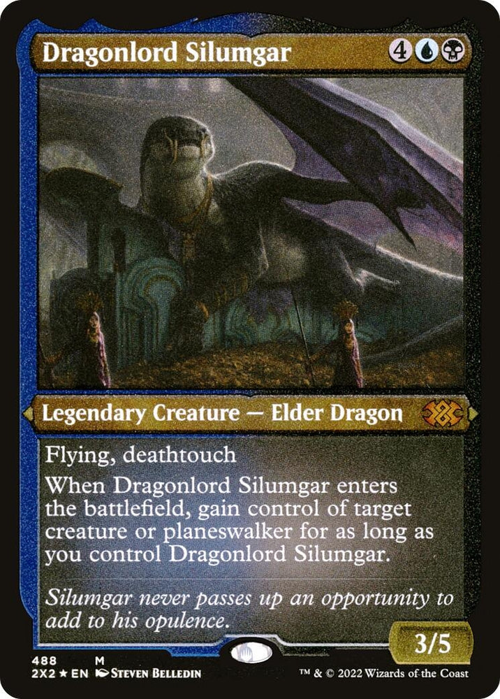 Image for Dragonlord Silumgar (Foil Etched) (488) [Double Masters 2022]