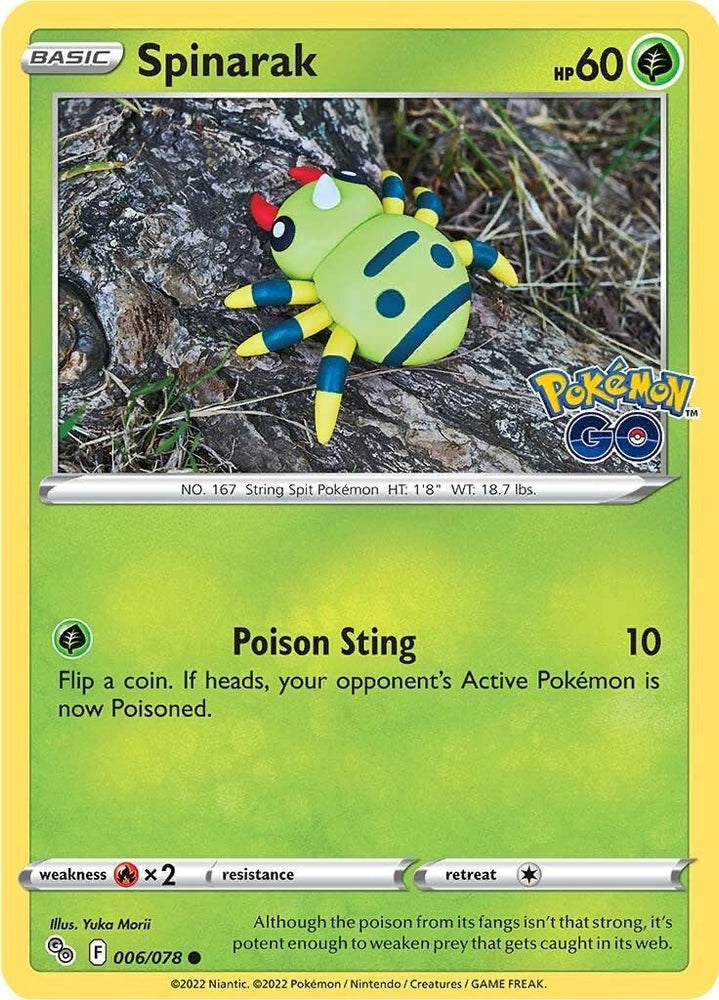 Image for Spinarak (006/078) [Pokemon GO]