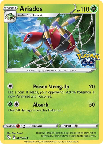 Image for Ariados (007/078) [Pokemon GO]