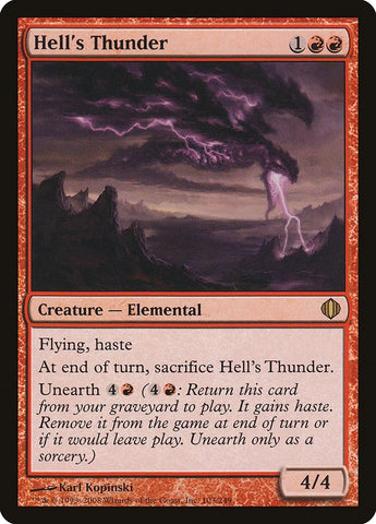 Image for Hell's Thunder (103) [Shards of Alara]