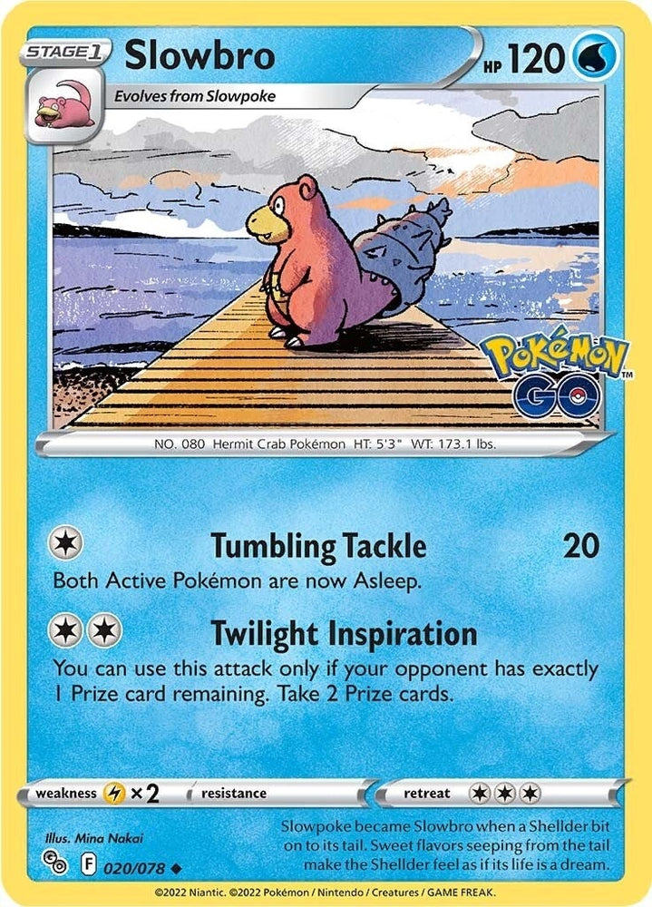 Image for Slowbro (020/078) [Pokemon GO]