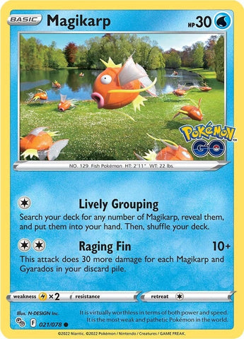 Image for Magikarp (021/078) [Pokemon GO]