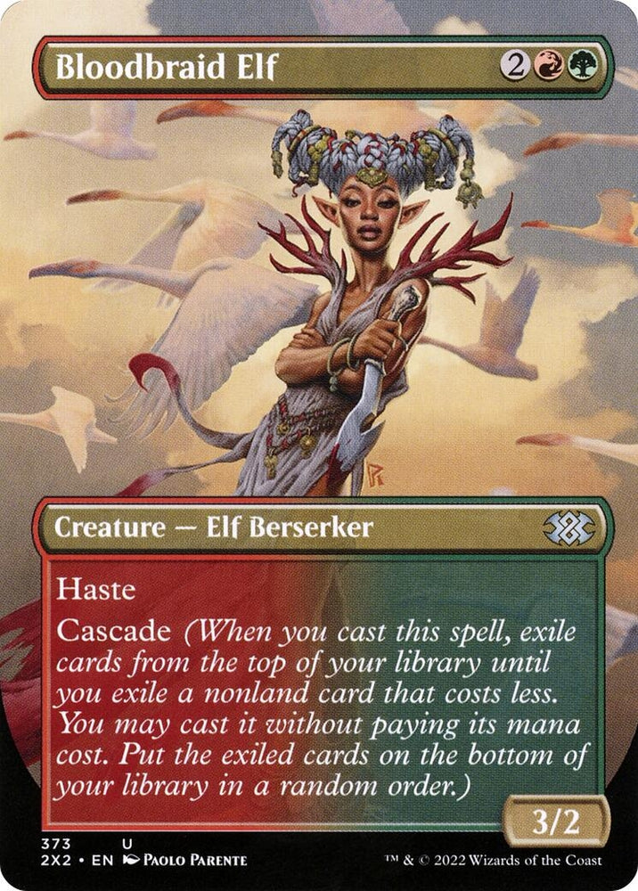 Image for Bloodbraid Elf (Borderless) (373) [Double Masters 2022]