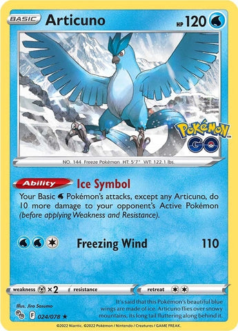 Image for Articuno (024/078) [Pokemon GO]