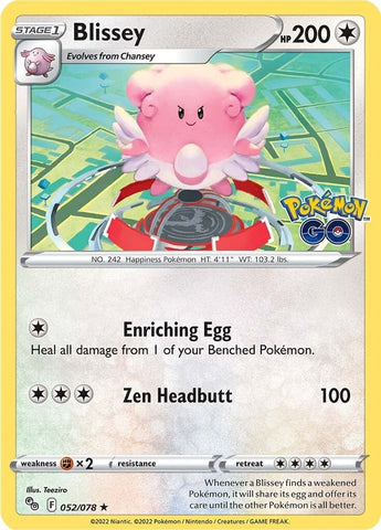 Image for Blissey (052/078) [Pokemon GO]