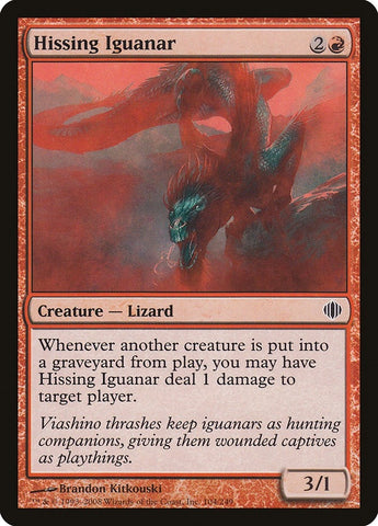 Image for Hissing Iguanar (104) [Shards of Alara]