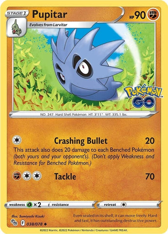 Image for Pupitar (038/078) - Pokemon