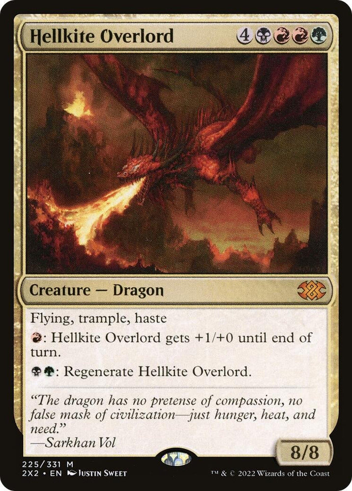Image for Hellkite Overlord (225) [Double Masters 2022]