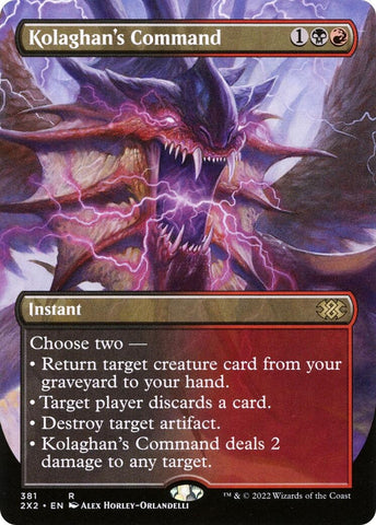 Image for Kolaghan's Command (Borderless) (381) [Double Masters 2022]