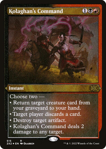Image for Kolaghan's Command (Foil Etched) (515) [Double Masters 2022]
