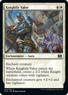 Image for Knightly Valor (14) [Double Masters 2022]