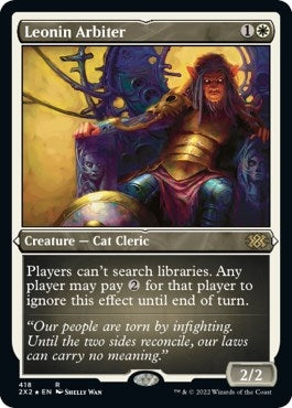 Image for Leonin Arbiter (Foil Etched) (418) [Double Masters 2022]