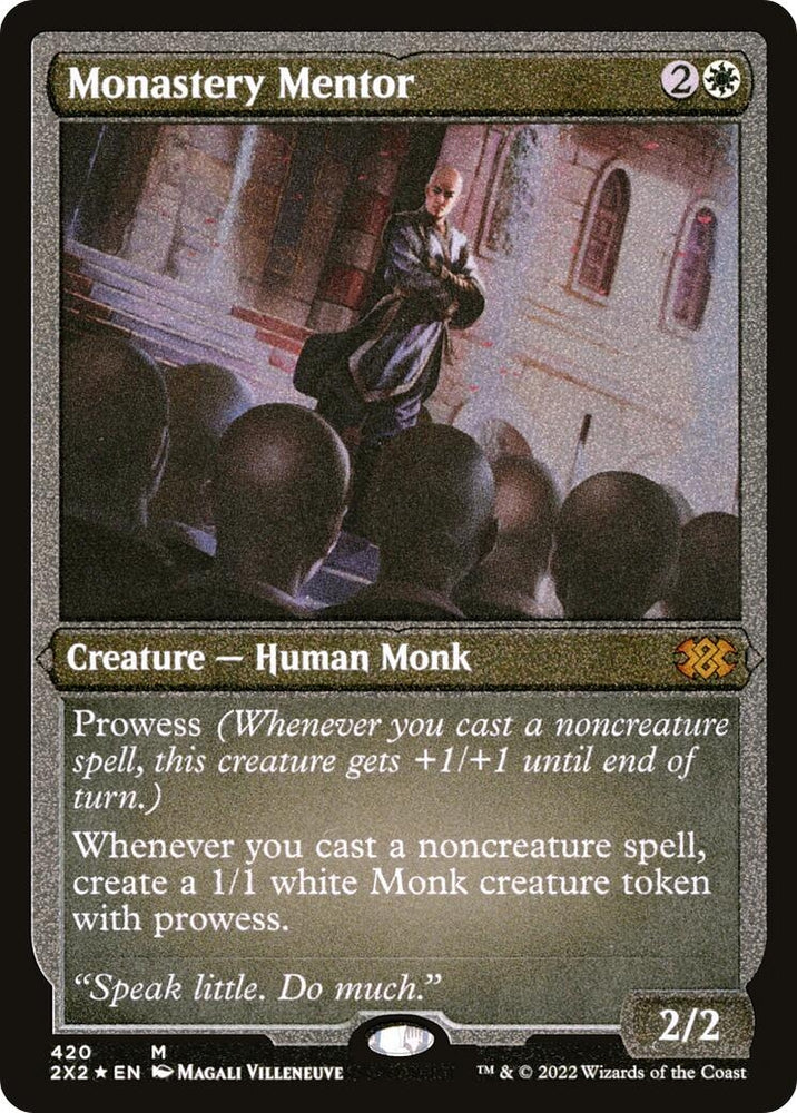 Image for Monastery Mentor (Foil Etched) (420) [Double Masters 2022]