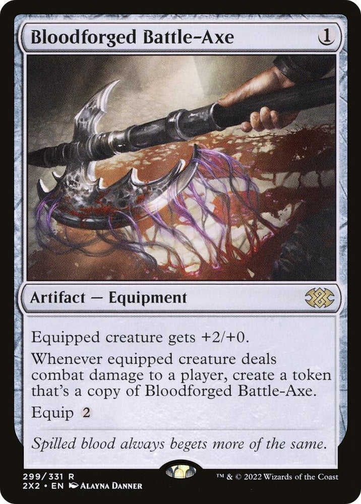 Image for Bloodforged Battle-Axe (299) [Double Masters 2022]