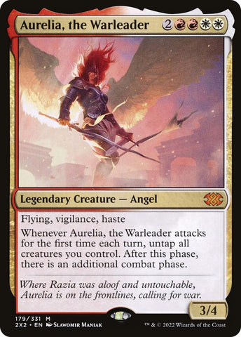 Image for Aurelia, the Warleader (179) [Double Masters 2022]