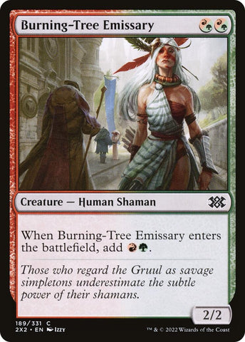 Image for Burning-Tree Emissary (189) [Double Masters 2022]