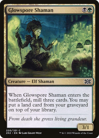 Image for Glowspore Shaman (220) [Double Masters 2022]