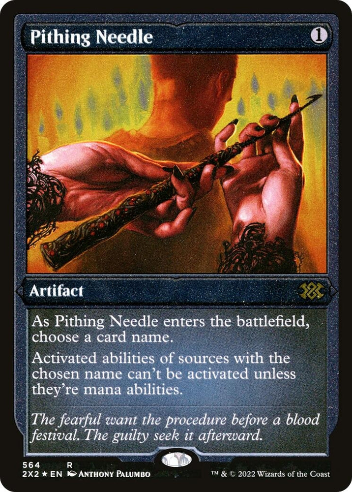 Image for Pithing Needle (Foil Etched) (564) [Double Masters 2022]