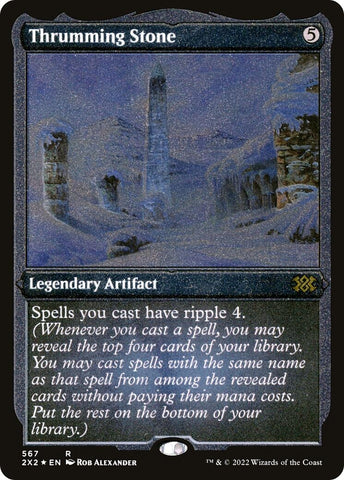 Image for Thrumming Stone (Foil Etched) (567) [Double Masters 2022]
