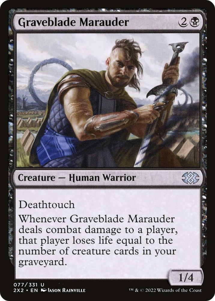 Image for Graveblade Marauder (77) [Double Masters 2022]