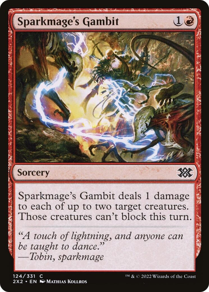 Image for Sparkmage's Gambit (124) [Double Masters 2022]