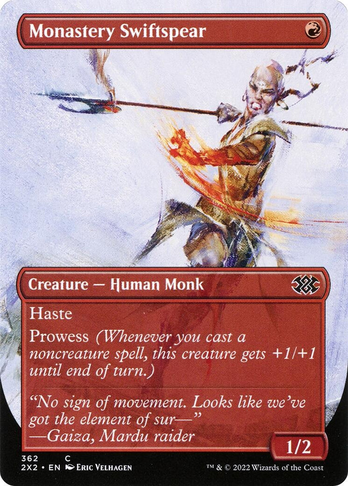 Image for Monastery Swiftspear (Borderless) (362) [Double Masters 2022]