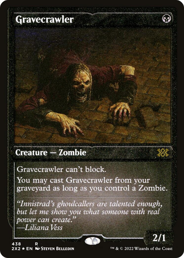 Image for Gravecrawler (Foil Etched) (438) [Double Masters 2022]