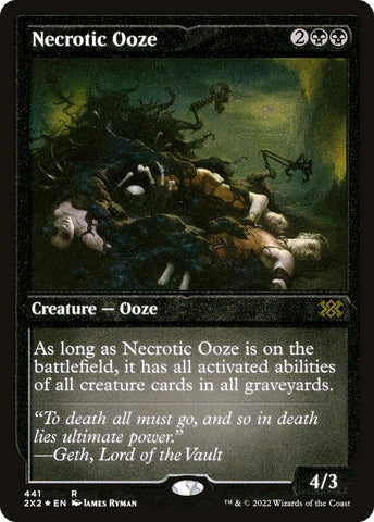 Image for Necrotic Ooze (Foil Etched) (441) [Double Masters 2022]