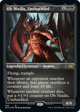 Image for Ob Nixilis, Unshackled (Foil Etched) (442) [Double Masters 2022]