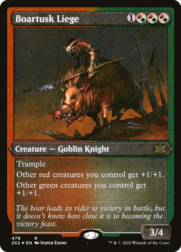 Image for Boartusk Liege (Foil Etched) (479) [Double Masters 2022]