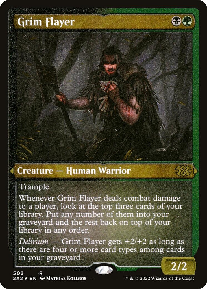 Image for Grim Flayer (Foil Etched) (502) [Double Masters 2022]