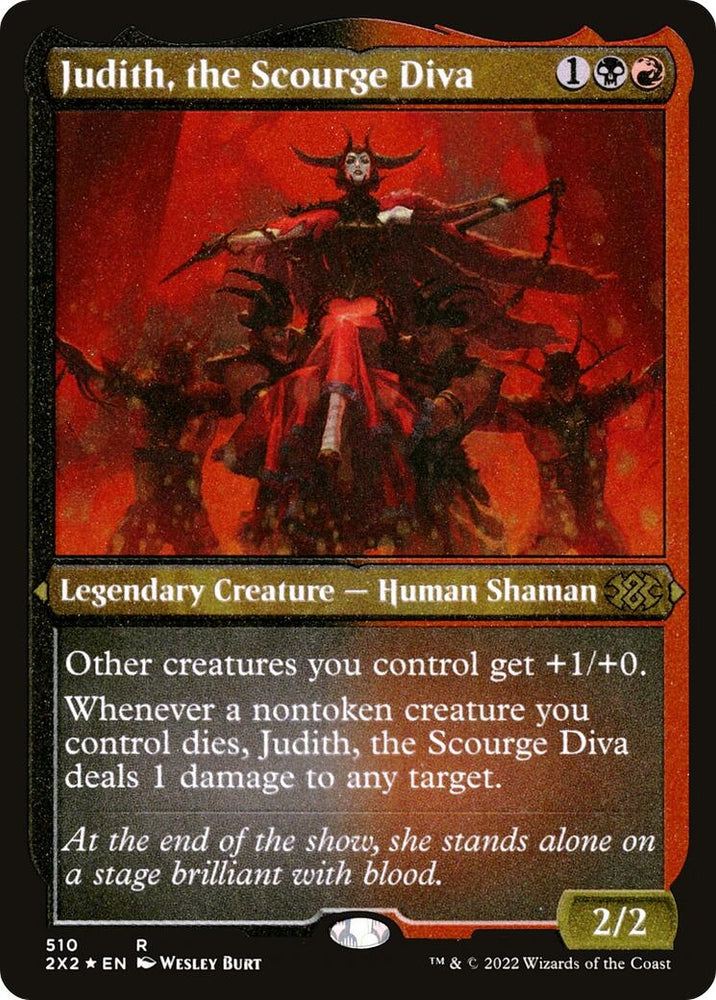 Image for Judith, the Scourge Diva (Foil Etched) (510) [Double Masters 2022]