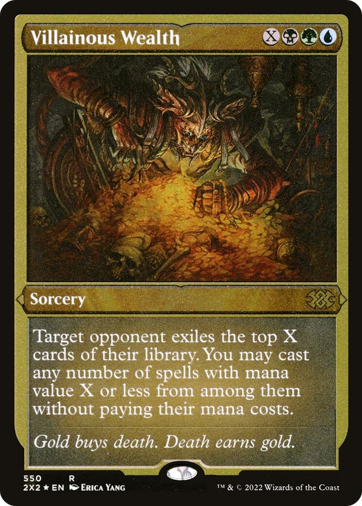 Image for Villainous Wealth (Foil Etched) (550) [Double Masters 2022]