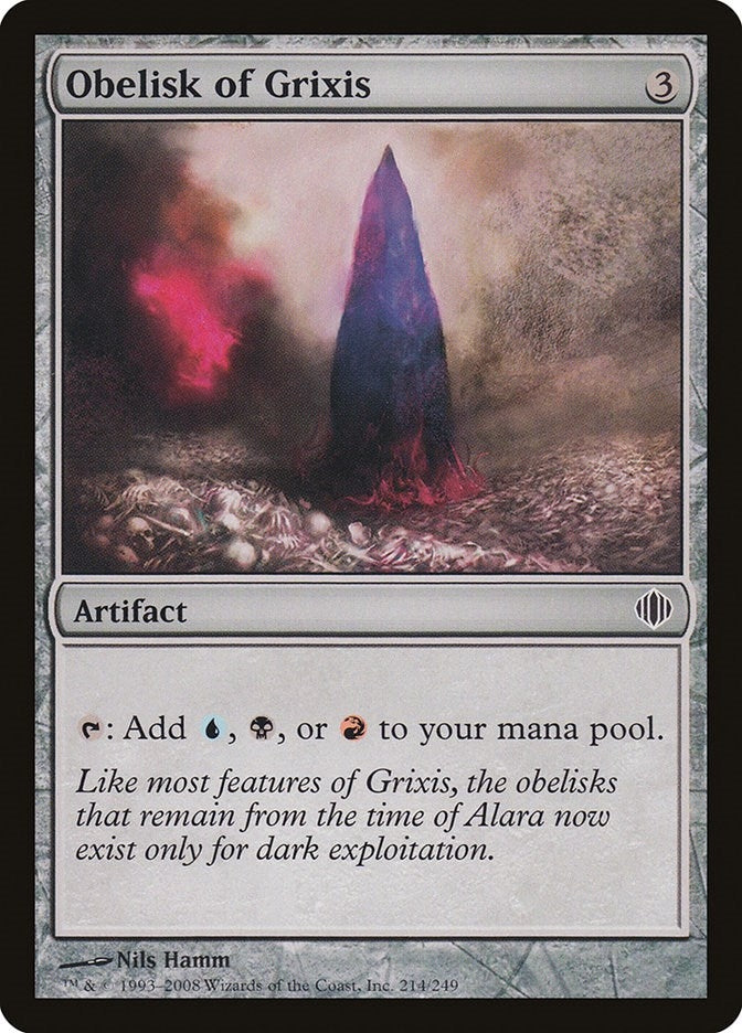 Image for Obelisk of Grixis (214) [Shards of Alara]