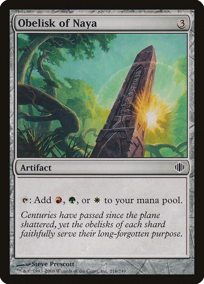 Image for Obelisk of Naya (216) [Shards of Alara]