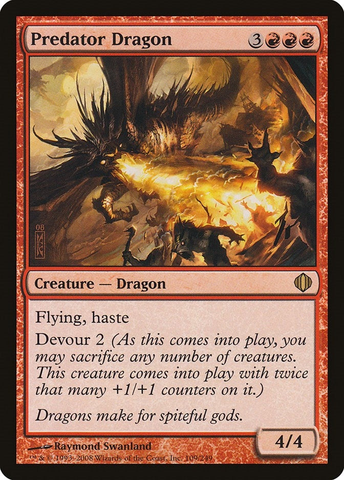Image for Predator Dragon (109) [Shards of Alara]