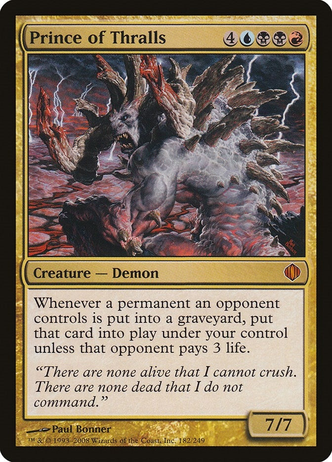 Image for Prince of Thralls (182) [Shards of Alara]