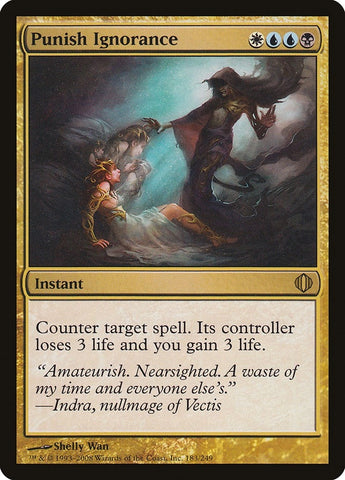 Image for Punish Ignorance (183) - Magic: The Gathering